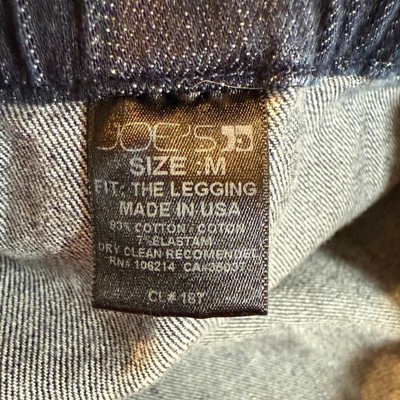 Joe's Jeans Zippered Ankle Jeggings Stretch Womens Size Medium USA Soft Denim - Picture 6 of 6